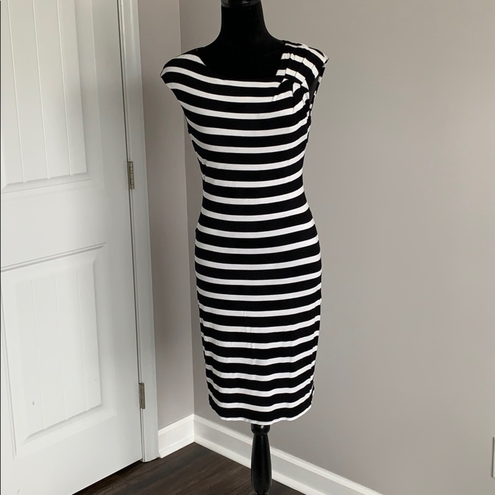 Striped Calvin Klein Dress